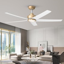 Ocioc 52 Inch Ceiling Fans With Lights And Remote Control Ultra Quiet Dc... - $116.98
