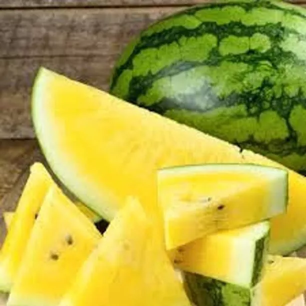 25 Seeds Watermelon Yellow Rare Vegetable Planting Organic Heirloom Gard... - $23.09