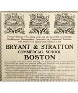 1916 Bryant and Stratton Boston Mass Advertisement College University DW... - €17,16 EUR