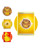 Anime Pokemon Vinyl Mini Sticker (ZZ32): Pikachu with Lightning Energy Card - $9.90