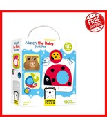 Vibrant Animal Matching Puzzles - Perfect for Toddlers Aged 18  and Up - $627.36 MXN