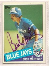 Buck Martinez signed autographed Baseball card 1985 Topps - £7.76 GBP