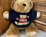 Vintage Polo Ralph Lauren Plush Teddy Bear 1997 Jointed Legs Stuffed Ani... - $18.99