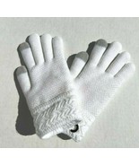 Women Girl Winter Snow Glove Feathered Textured Knit Tech Touch Cozy lin... - $10.39