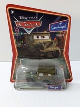 Mattel Disney Pixar Cars Supercharged Sarge 2007 Diecast Jeep New In Package - £14.22 GBP