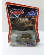Mattel Disney Pixar Cars Supercharged Sarge 2007 Diecast Jeep New In Package - $17.82