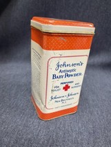1986 Johnson &amp; Johnson Antiseptic Baby Powder Tin - 100th Anniv Antique ... - $4.95