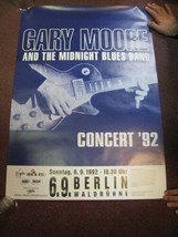 Gary Moore Thin Lizzy Posters Midnight &#39;Blues&#39; Concert Band 1992 Berlin-... - $4,971.26 MXN