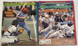 LOT of 2 Sports Illustrated October 27 1980 &amp; November 2 1981 WORLD SERIES - £9.38 GBP