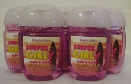 Bath & Body Works Pocket Bac Hand Gel Set Lot Of 5 Surfer Girl Surf & Sands - $17.72