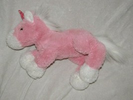 Mary Meyer Pink Unicorn White Mane Sparkle Horn Bean Feet and Belly - $49.49