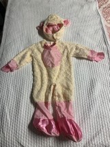 Rubies Little Lamb Pink Gingham Halloween 2 Piece Costume Size 12/18 Months - £10.50 GBP