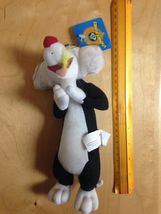 Lot of 2 vintage 1998 Looney Tunes plush toys Sylvester Tweety new tags - £6.50 GBP