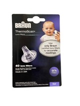 Braun Replacement Thermoscan Ear Lens Filters - 40 Pieces - £9.87 GBP