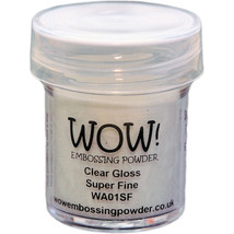 WOW! Embossing Powder 160ml-Clear Gloss Super Fine - £20.03 GBP