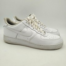 Nike Mens Air Force One 1 AF-1 Low Cut Size 15 Triple White 315122-111 - £56.68 GBP