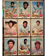 1973 &amp; 1972 Topps Pro Football Houston Oilers 61 Card Set Lot In Sleeve VTG - $60.80 CAD