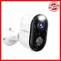 Weatherproof 2K HD Wireless Security Camera with Night Vision &amp; Alerts - $947.70 MXN