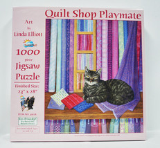 Quilt Shop Playmate Jigsaw Puzzle 1000pc - $10.95