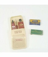 Vintage Razor Lot Enders Blades Craftsman Blades Schick Shaver Kit Cellu... - $14.54