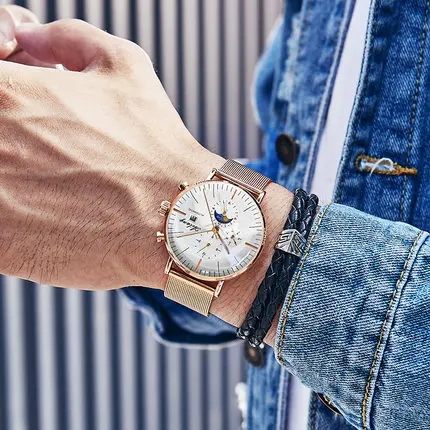 Automatic Watch Men Mechanical Diver Watches Men's Diesel Watch SSS Minimalist