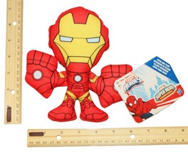 Vintage Iron Man - Marvel Super Hero Adventure 6.5&quot; Plush Toy Figure 2015 - £3.93 GBP