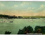British Warships in Quebec Harbor Private Postcard - $11.88