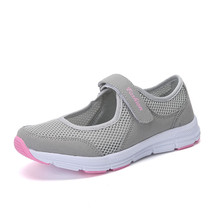 Women Flats Shoes Fashion Breathable Mesh Casual Sneakers Ladies Comfortable Sli - £20.13 GBP