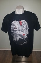 Marilyn Monroe Smile Now Cry Later Men&#39;s Shirt Sz L - £7.88 GBP