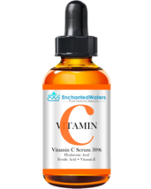Vitamin C 30% Facial Serum + Hyaluronic Acid + Ferulic Acid Anti-Aging Gel Cream - £10.54 GBP+