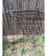 GERMAN COAT AND KEY RACK FOYER POWDER COATED METAL HAT AND JACKET RACK L... - $1,458.51 MXN