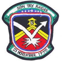 Son Tay Raider 21 November 1970 Sew On Patch 4 1/4&quot;X4 3/8&quot; - £7.83 GBP