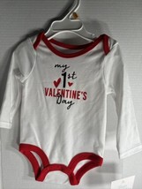 Baby’s First Valentines Day bodysuit 3-6 Months - $280.41 MXN