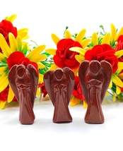 Red Jasper Angel 2 Inches, Guardian Angels-Pack Of 1 with Velvet Pouch - $920.50 MXN