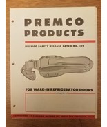Vintage 1950s Premco Products Latch Catalog and Price List Great Graphics!  - $13.81