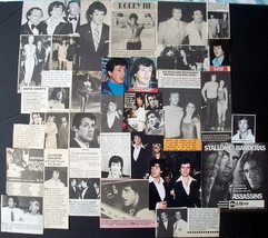 Sylvester Stallone ~ (44) Color And B&amp;W Vintage Clippings From 1977-1991 - £8.48 GBP
