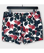BODEN geranium floral print chino shorts size 8 summer preppy - £22.01 GBP
