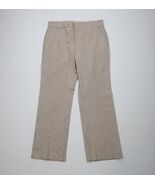 Vintage 60s 70s Streetwear Mens 34x30 Flared Wide Leg Chino Pants Plaid USA - €92,78 EUR