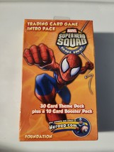 Marvel Super Hero Squad Online Trading Card Game Intro Pack Spiderman Foundation - £11.86 GBP