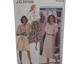 Butterick J G Hook 6008 Misses Shirt, Skirt &amp; Skort Pattern - Size 18 20 22 - $8.33