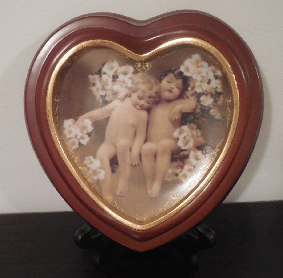 Bradford Exchange Angel Plate Love's Heavenly Messenger 5th issue plate & frame - £19.98 GBP