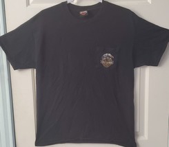 Harley Davidson Cowboy s Alamo City TX Skull Flames T-Shirt Large - $14.87