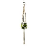 Macrame Plant Hanger Cream Small Plant Holder (Jar NOT INCLUDED) - $11.99