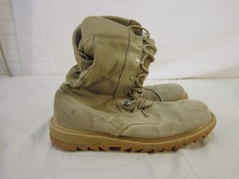 Desert Tan Hot Weather Boots Bum. U Corporation Soles Leather 110502 - £36.63 GBP