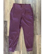 RBX Women’s Size Large Fitted Utility Leggings Mauve Yoga Stretch EUC - $27.13 CAD