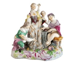 Antique Dresden Ludwigsburg Figure Group 8&quot; - $589.05