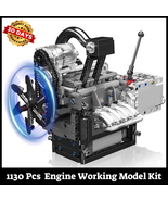 1130Pc Visible Internal Combustion Ohc Rotary Engine Motor Working Model... - $119.41 CAD