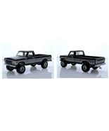 1:64 Scale Ford F-250 Lifted Off Road 4x4 Pickup Truck Diecast Model Black - £32.38 GBP