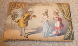 Vintage 1870s VTC Trade Card BT Babbitt Soap for All Nations - £18.20 GBP