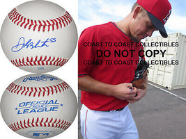 Joe Blanton Philadelphia Phillies Oakland A&#39;s signed autographed baseball Proof - £50.25 GBP